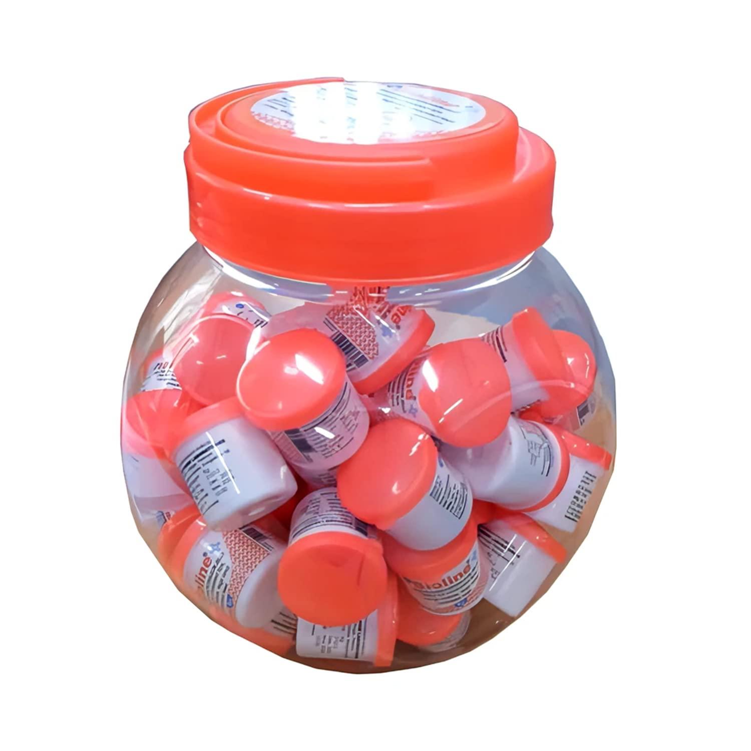 BIOLINE Bioline White Perfumed Petroleum Jelly, Moisturizing & Soothing Cream For Chapped Lips, Rough Hands, Legs & Cracked Feet - 8 g Each - (Pack of 50 Pcs)