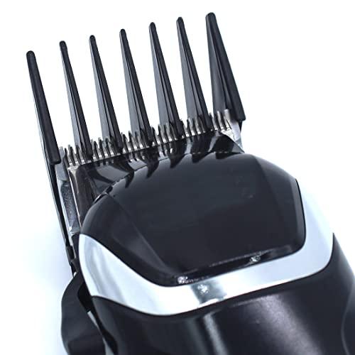 Generic Corded Electric Waterproof Professional Barbar approved Hair Clipper Beard Mustache Trimmer Powerful 9W Shaver Cutter Cleaner Electric Razor for Men Multicolor (6 Month Warranty) 737