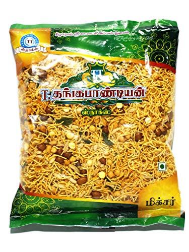 Thangapandiyan Thangapandiyan Special Mixture 250gm + Kovilpatti VVK Kadalai Mittai 250gm + Thoothukudi Original Macroon 100gm + Sadhuragiri Thenkuzhal Murukku 100gm ( 700 Grams)