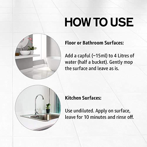 Presto! Amazon Brand - Presto! Disinfectant Surface Cleaner - 5 L (Lavender) & Amazon Brand - Presto! Dish Wash Gel - 2 L (Lemon)