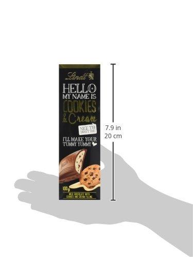 Lindt Lindt Cookies and Cream Milk Chocolate Bar Pouch, 100 g