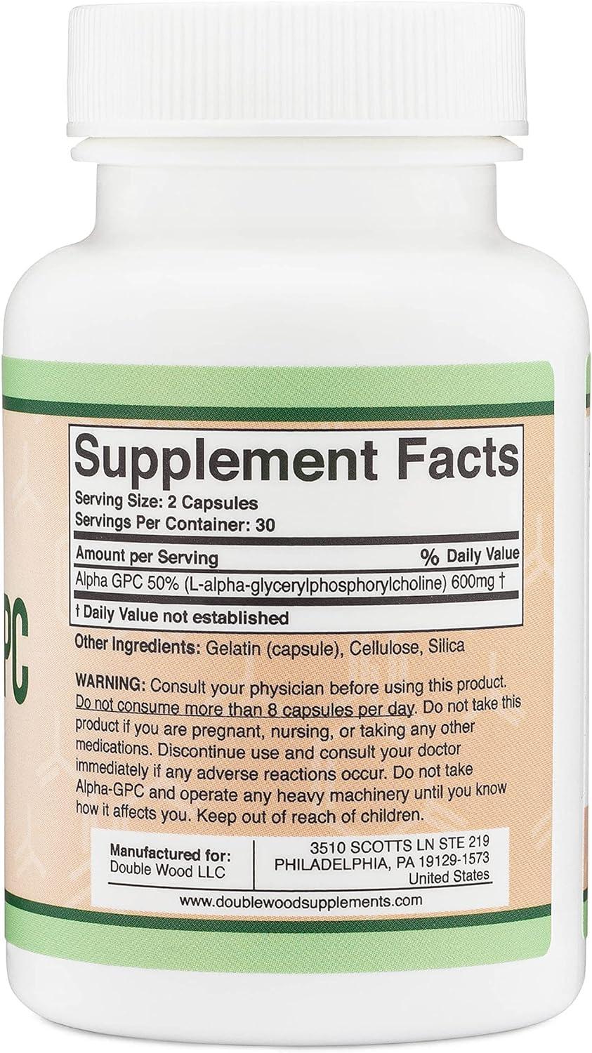 ATHINIKA NUTRITION ATHINIKA NUTRITION Alpha Gpc Choline Brain Supplement Capsule For Acetylcholine (60 Count, Servings) Advanced Memory Formula, Focus & Brain Support Supplement, Focus Supplement