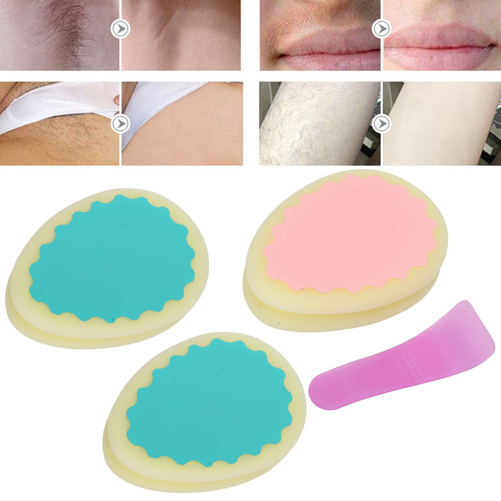 Tand Sponge Depilation Pads, Soft Sponge Hair Removal Pad, Chin Arms for Lips Cheeks