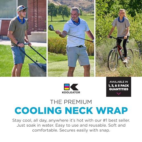 KOOLGATOR KOOLGATOR Cooling Neck Wrap - Water Drops Design
