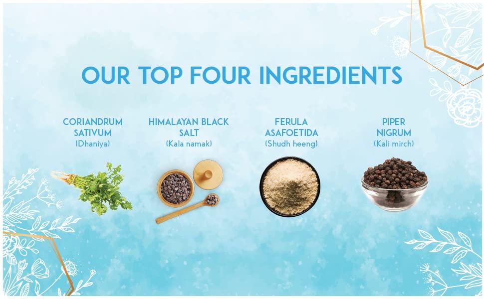 Sudhakar Sudhakar Arunveda Gasoleen Digestion Booster Tasty Digestive Pills with Sudh Heeng, Kala Namak and 9 Natural Herbs