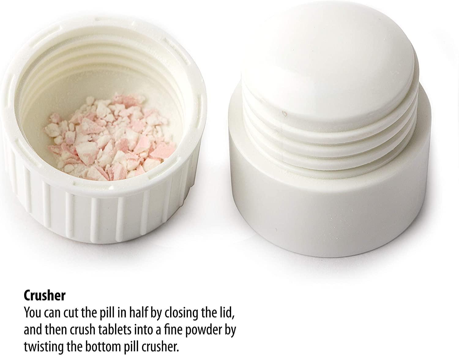 DOSJNI DOSJNI Pill Cutter Crushers & Splitters Portable Plastic Pill Cutter Tablet Cutter Divider Medicine Organizer Abs High Grade, Perfect fot Travel, Ideal for Purse or Pocket (SET OF 01)