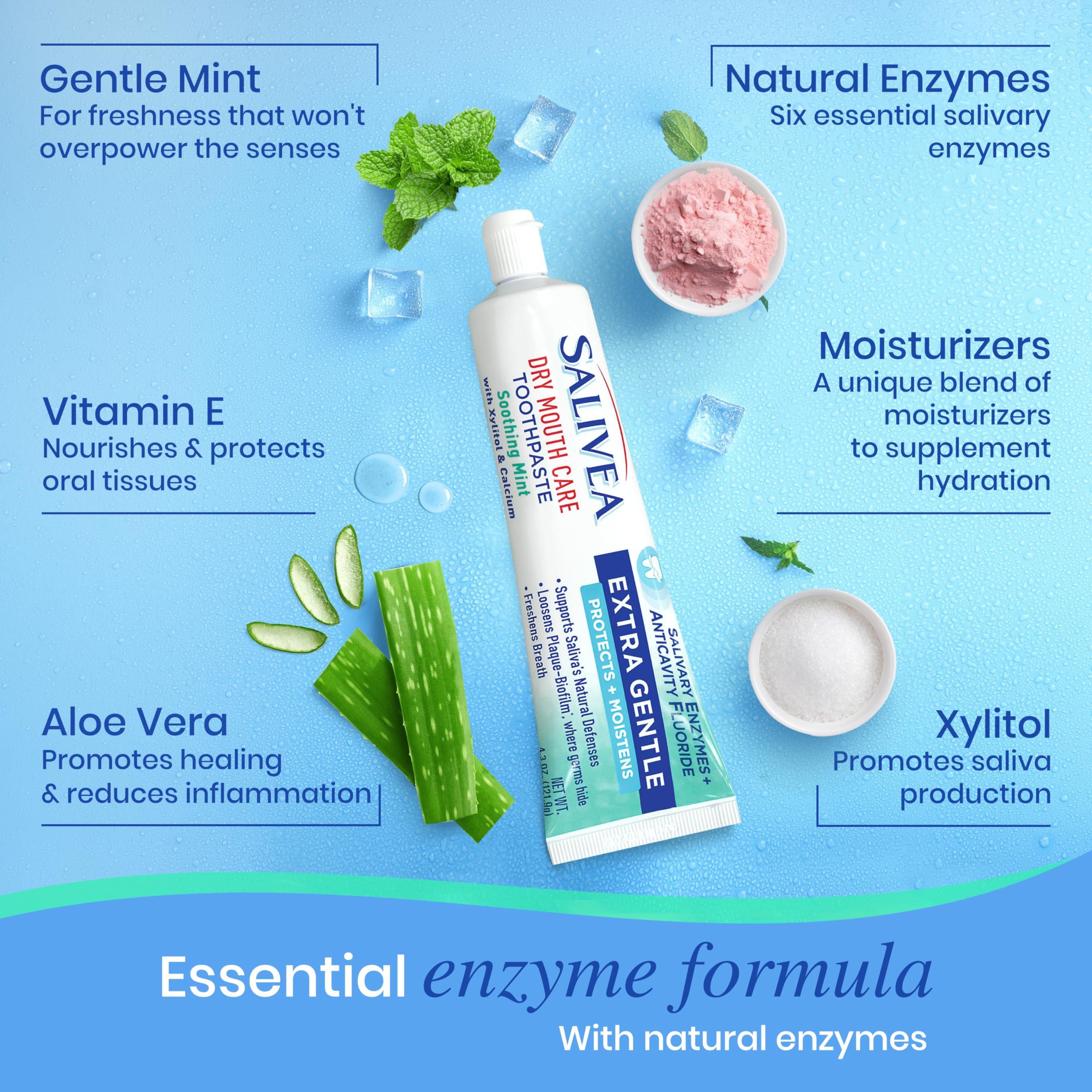 Salivea Dry Mouth Care Salivea Dry Mouth Care Salivea Dry Mouth Toothpaste With Xylitol