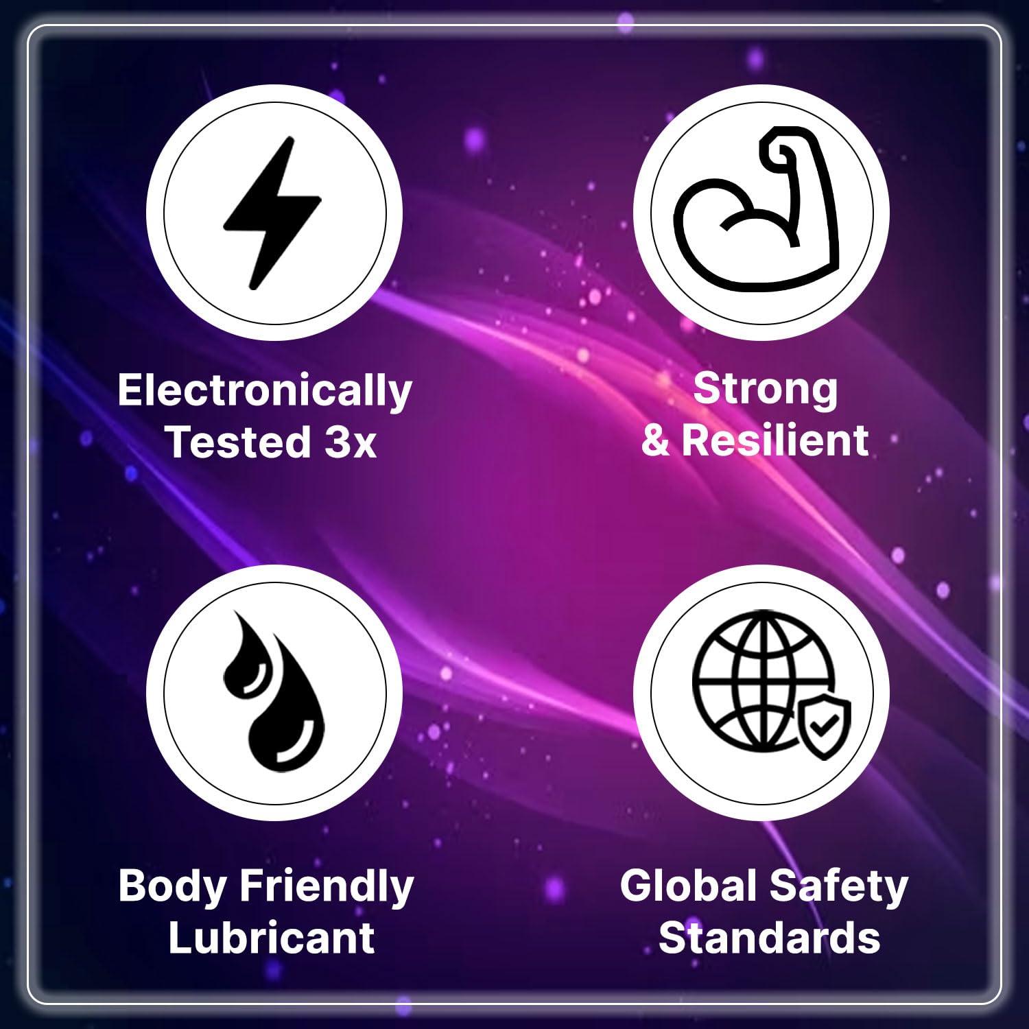 NOTTY BOY NOTTY BOY Overtime Extra Delay Condoms For Men -Pack Of 3, 30 Pieces | Longer Duration, Long Lasting | Performance Enhancing and Standard Fit, Natural Rubber Latex