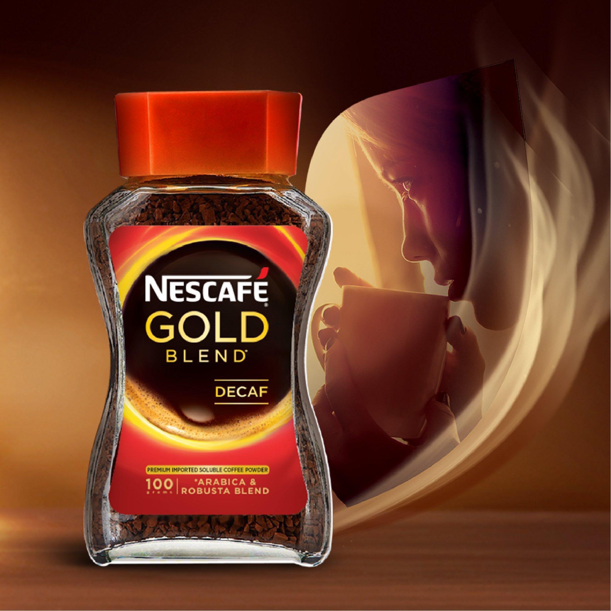 Nescafé Nescafe Gold Blend Decaf Coffee, 100G Jar, Instant