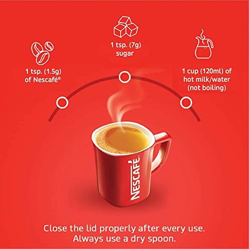 Nescafé Nescafe Classic Ground Coffee Jar, 200 g with Free Red Mug and Scoop Spoon