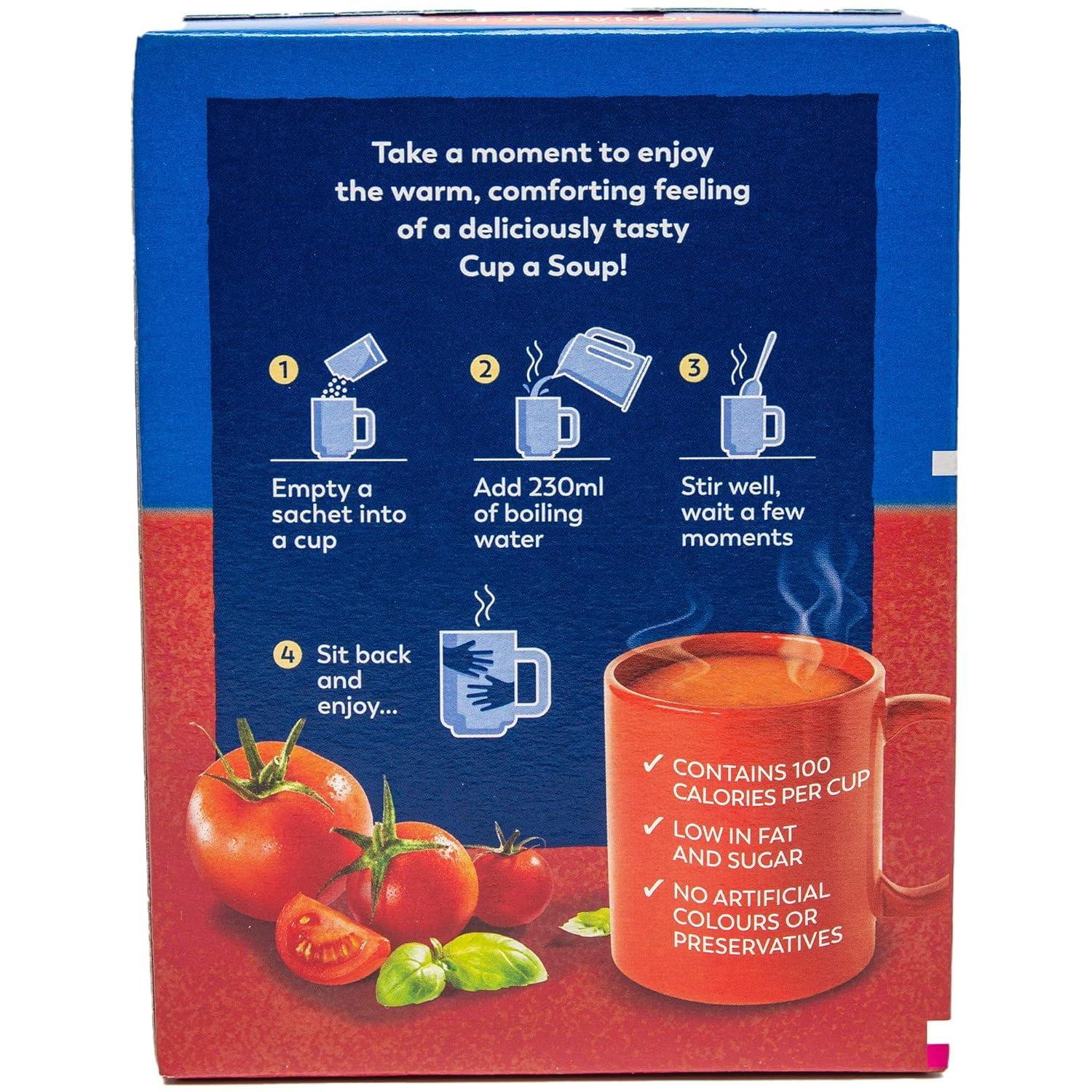 Generic Batchelors Cupa Soup perfect for a light lunch Smooth And Delicious Tomato Soup 4 Sachets 93gm (Pack Of 2)