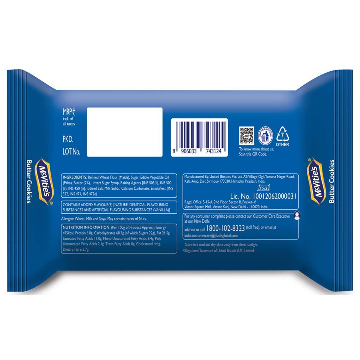 McVities McVitie's Butter Cookies, 200g