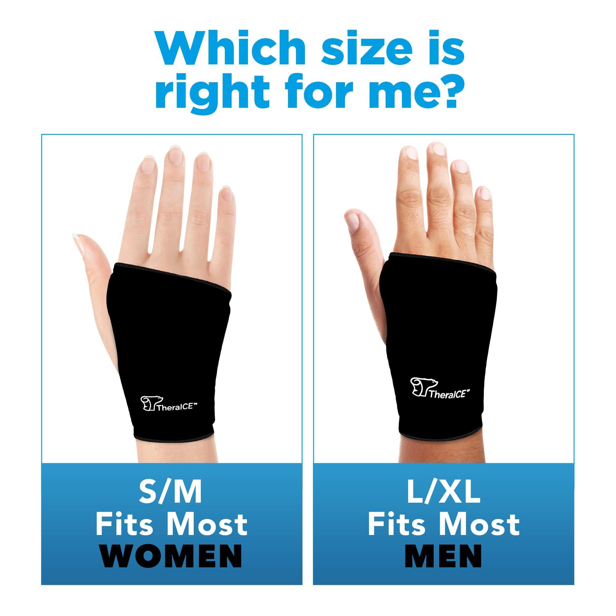 TheraICE Rx TheraICE Rx Wrist Ice Pack - Soft Gel Ice Pack Wrap for Wrist for Cold Therapy Relief for Rheumatoid Arthritis, Tendinitis, Carpal Tunnel Pain, Hand Injuries, Swelling, Pain & Bruises