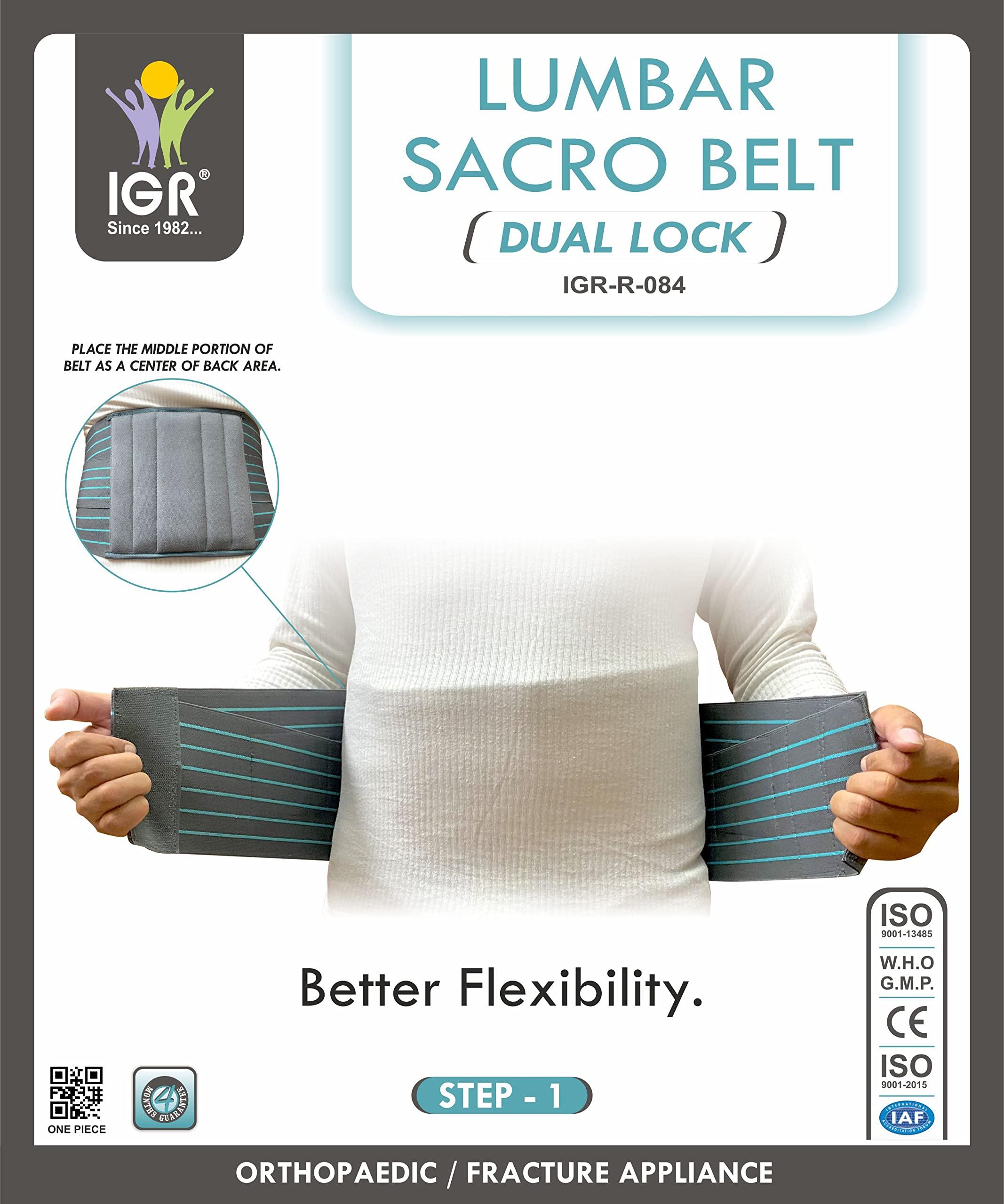 IGR Lumbo Sacral Belt LS BELT BACK BELT BACK PAIN BELT L S