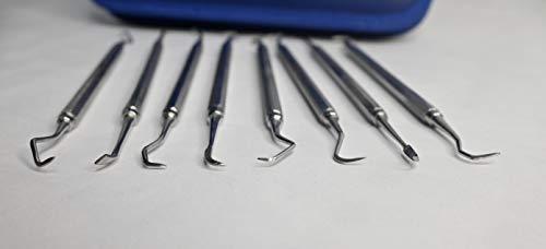 PYRAX PYRAX® API Perio Hand Scaler Set of 8, API Dental Hand Scaler Set