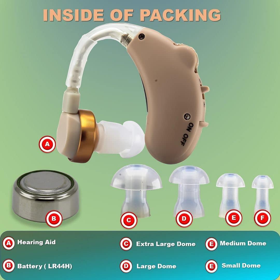 Enlinea Enlinea ENL-185 Behind-The-Ear (Bte) Hearing Aid Machine For Ear Old Age | Suitable For Mild To Moderate Hearing Loss (Pack of 1)