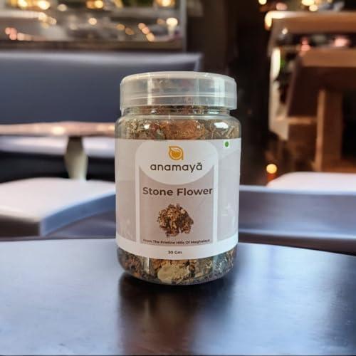 anamaya Stone Flower Spice | Pathar Phool | Dagad Phool | Chhabila | Kalpasi | Permalia Perlata | Rock Flower Stone | Patthar Ke Phool | Biryani Flower | 30 Gram Pack of 1