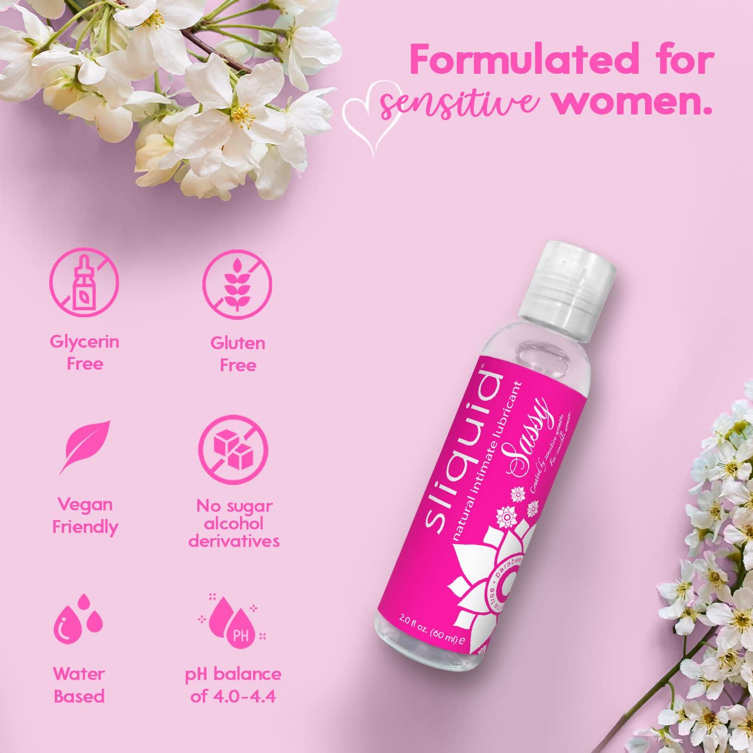 Sliquid Sliquid Naturals Sassy Glide 2oz by Sliquid Lubricants