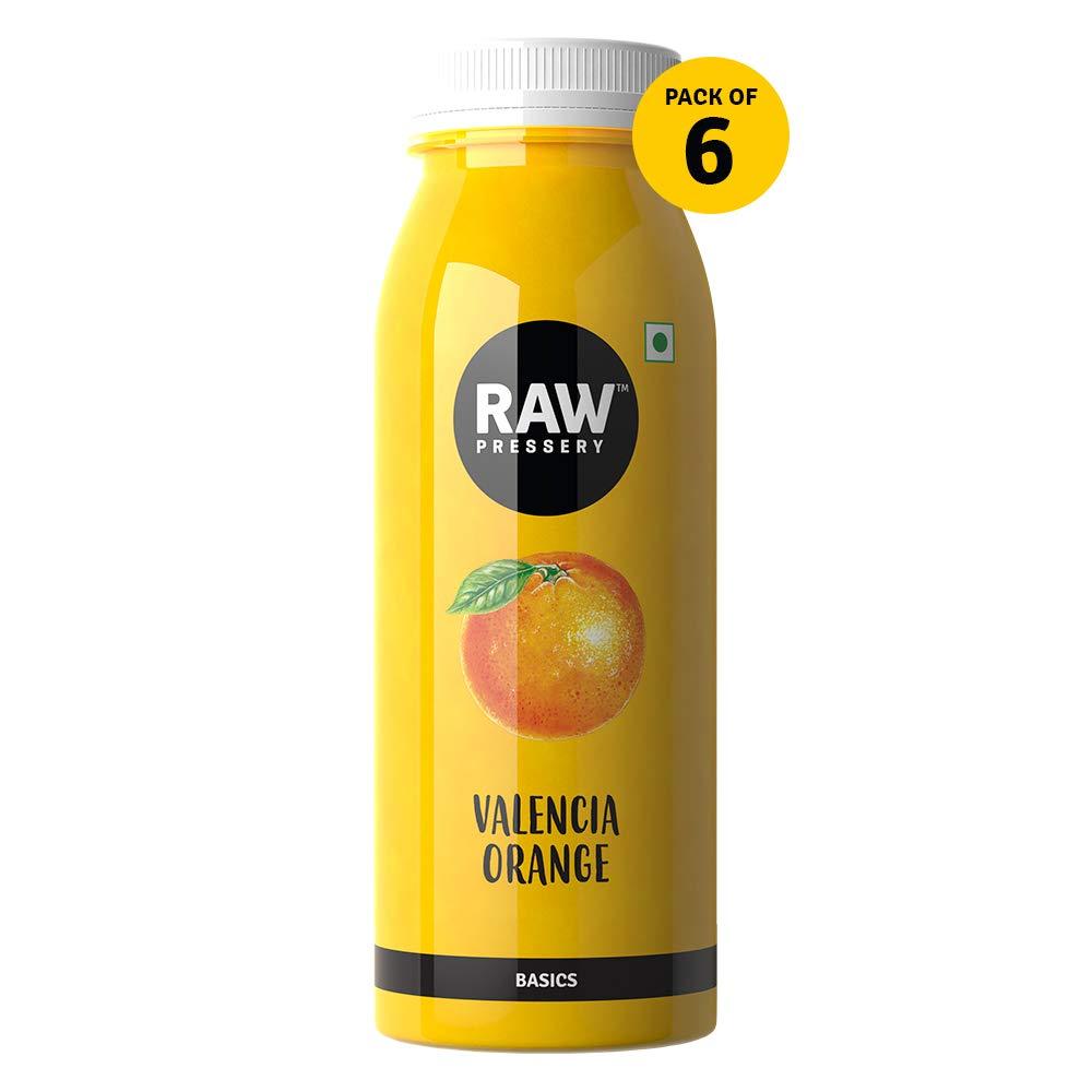 Raw Pressery Raw Pressery Valencia Orange Juice (6 x 250ml) Rich in Vitamin C, Natural Energizer & Immunity Booster, Healthy Juice, No Added Sugar