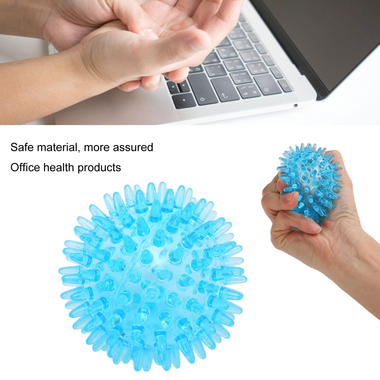 Shanrya Spiky Ball, TPR Material Light Weight Small Size Soft Spike Ball for Household for Exercise(6CM)