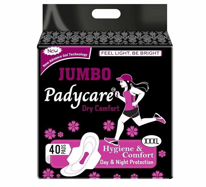Padycare Padycare maxi care Sanitary Napkin Regular Pad 40 Pads Day & Night Protection-XXXL (120)