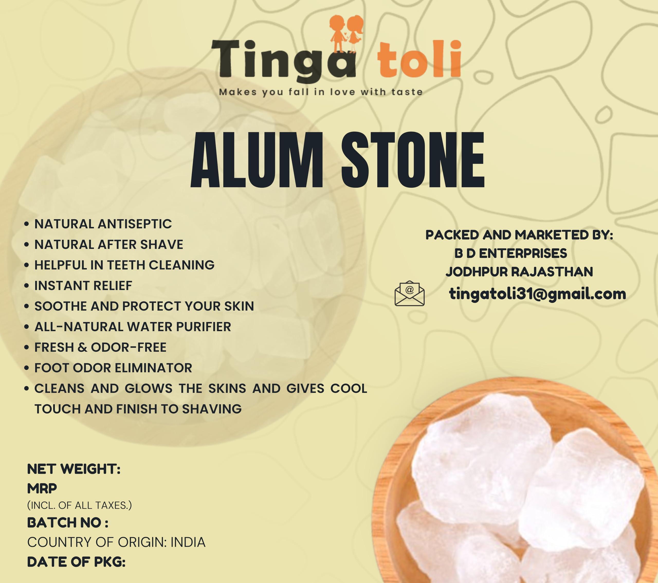 Tinga toli TINGA TOLI Phitkari Alum Stone Fitkari 400gm