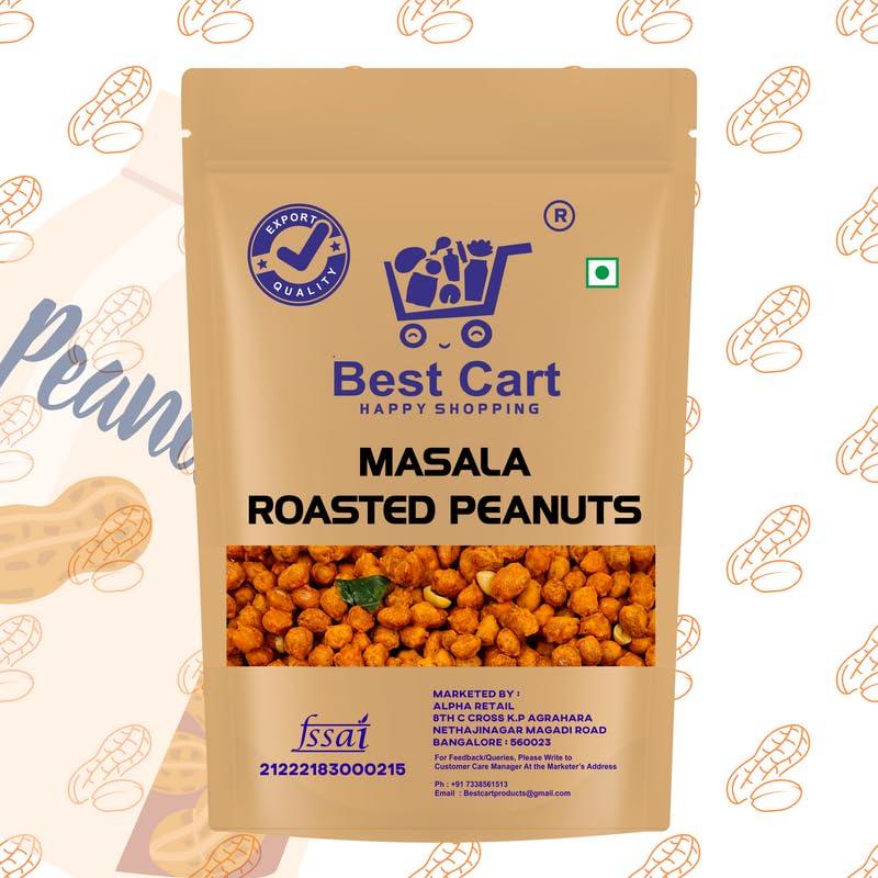 Best Cart-Happy shopping Best Cart-Happy shopping Masala Roasted Peanuts Masala Coated Peanut Kerala Style |Masala Coated Groundnuts (400g)