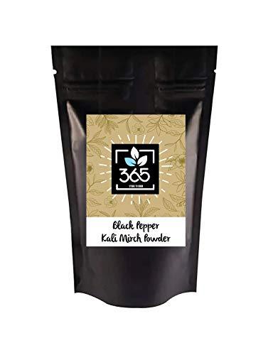 365 STORE TO DOOR 365 STORE TO DOOR Black Pepper Powder | Kali Mirch | Kerala Origin | Premium Spices Blend | 100% Pure and Natural | Freshly Packed (100 gm)