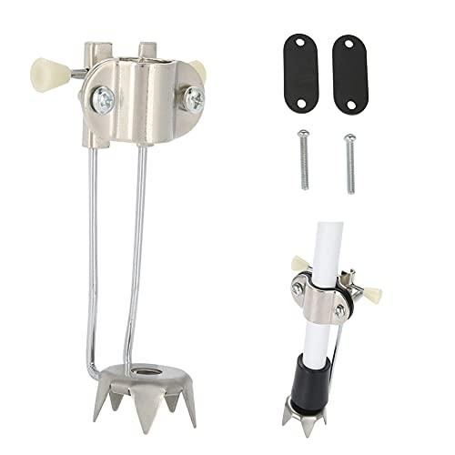 Semme Cane Tips for Ice,Non-slip Cane Ice Tip for Walking Sticks,Trekking Pole,Folding,Wooden Canes,Crutches-5 Prong Ice Grip Attachment for Winter,Snow Safety