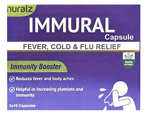 Nuralz Nuralz Immural Combo - (1 MONTH DOSE) - Syrup (3 X 200 Ml) + Capsules (2 X 30 Capsules)