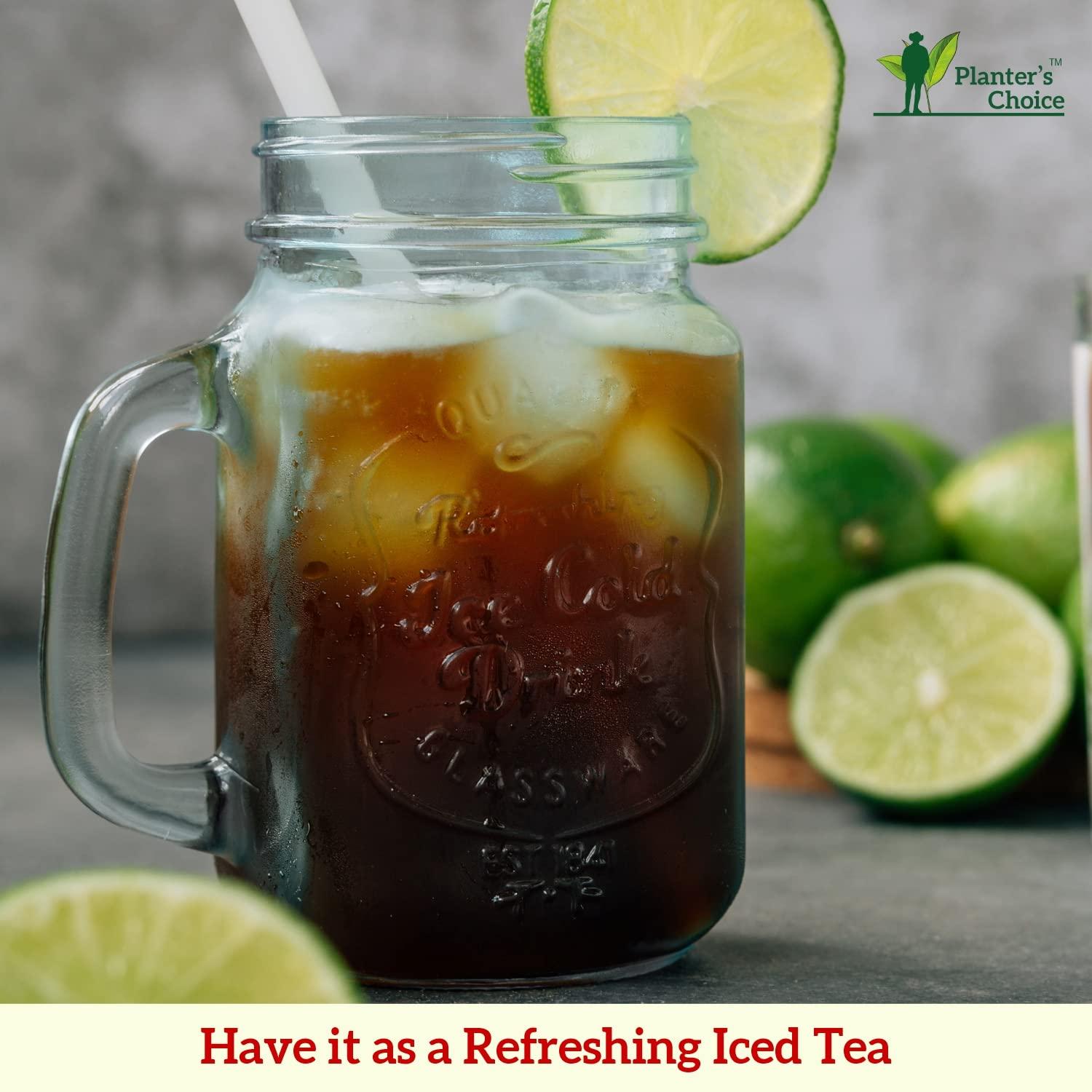 PLANTER'S CHOICE Planter\'s Choice -200 Gms Instant & Immunity Boosting Rich Cardamom Tea - Black Tea infused with Organic Jaggery Granules and fresh Cardamom - Healthy & No Acidity Tea.Just Add Hot Water for a Ready Cup!100 % Natural Ingredients - Zero Preservatives