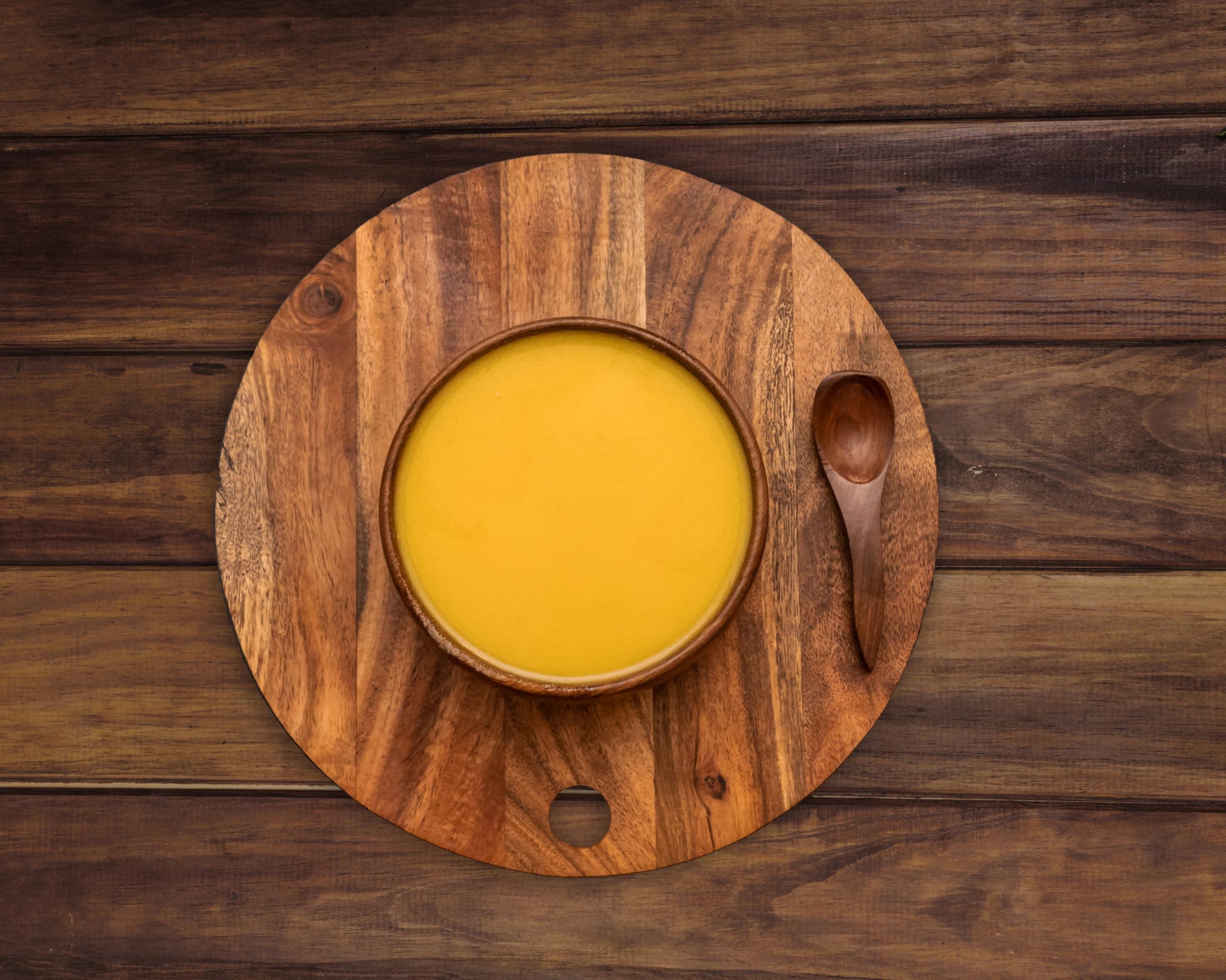 Swad Sadan Swad Sadan Cow Ghee - Glass Jar, Vedic Bilona Method, Preservative-Free, Diet-Friendly (900ml)