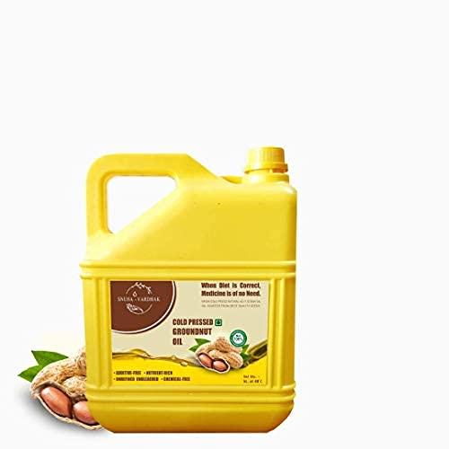 Sneha-Vardhak Sneha-Vardhak Groundnut Oil Cold Pressed - 5 Liter PET Bottle