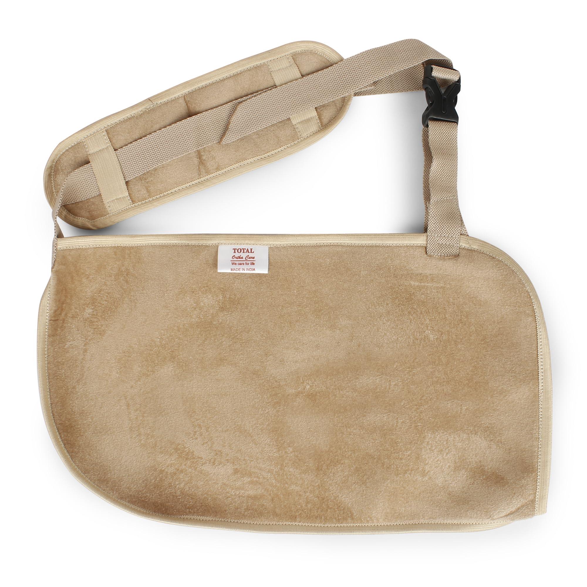 TOTAL Ortho care TOTAL Ortho care Arm Sling Pouch support to the arm or shoulder in case of closed or surgical management of strain, sprain, fractures and dislocation (Size - Small)