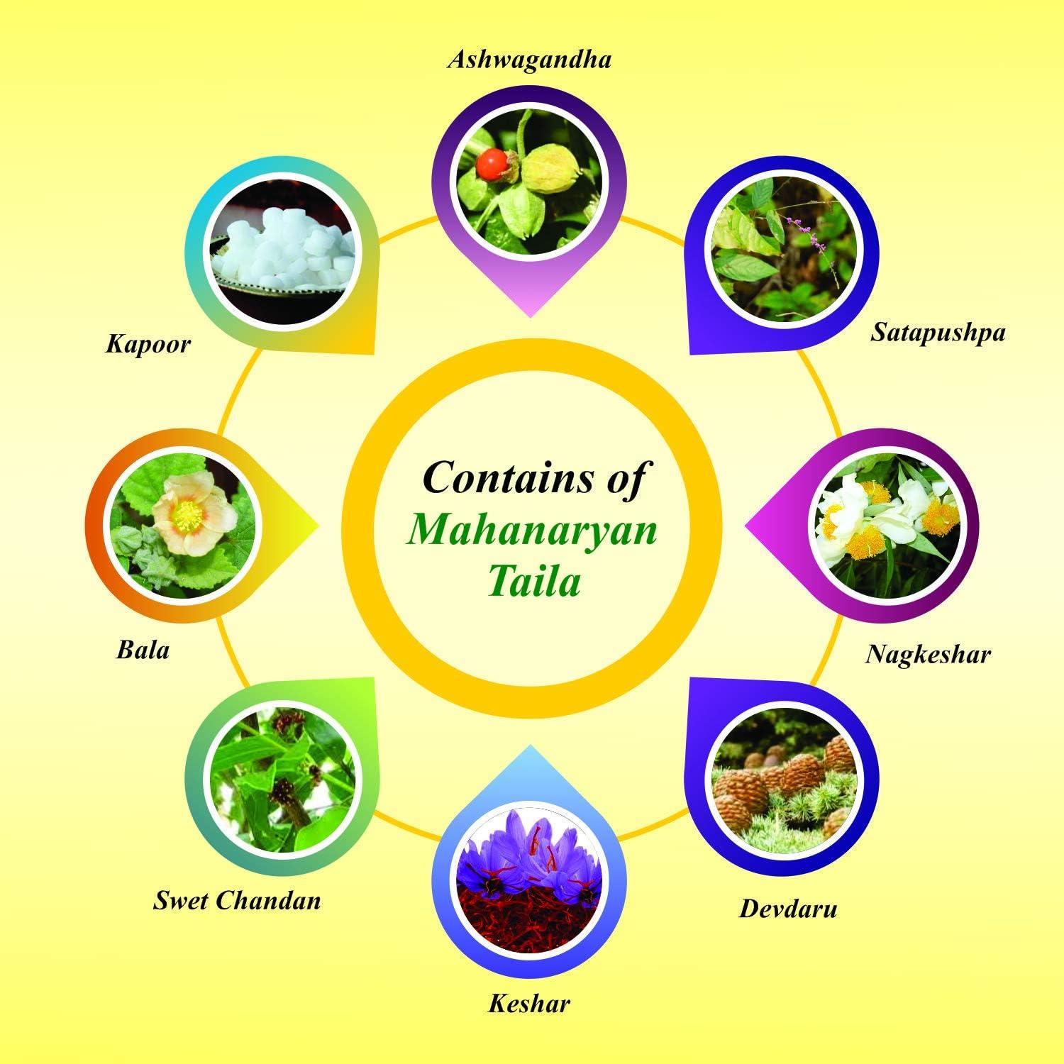 Baidyanath Baidyanath Mahanarayan Tel - 50 ml | Ayurvedic Joint Pain Relief Massage Oil