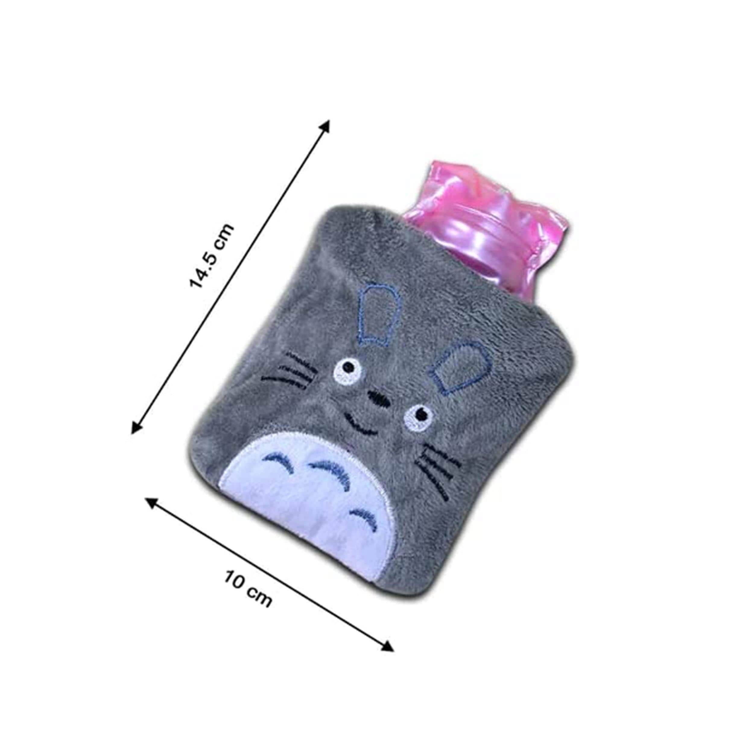 M\'BEAUTY M\'BEAUTY TOTORO CARTOON HOT WATER BAG SMALL HOT WATER BAG WITH COVER FOR PAIN RELIEF, NECK, SHOULDER PAIN AND HAND, FEET WARMER, MENSTRUAL CRAMPS.