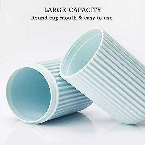 Style Keepers Style Keepers Pack of 5 Tongue Cleaner with Portable travel plastic capsule shape tooth brush holder | Plastic Premium Tongue Cleaner for Fights Bad Breath Oral Health Care Tool, Easy to Use