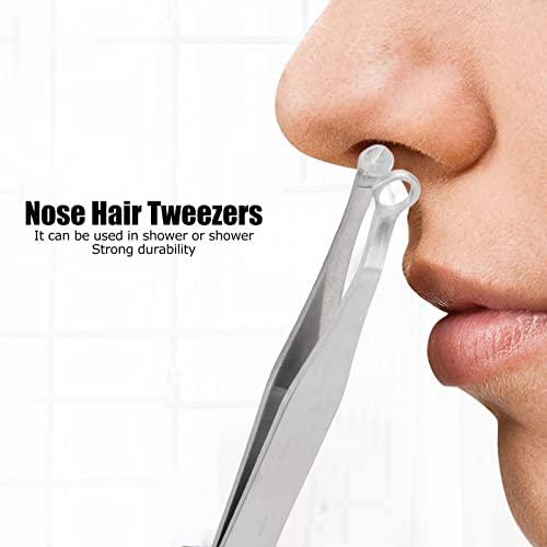 01 02 015 Nose Hair Tweezers, Waterproof Nose Hair Trimming Tool for Nose