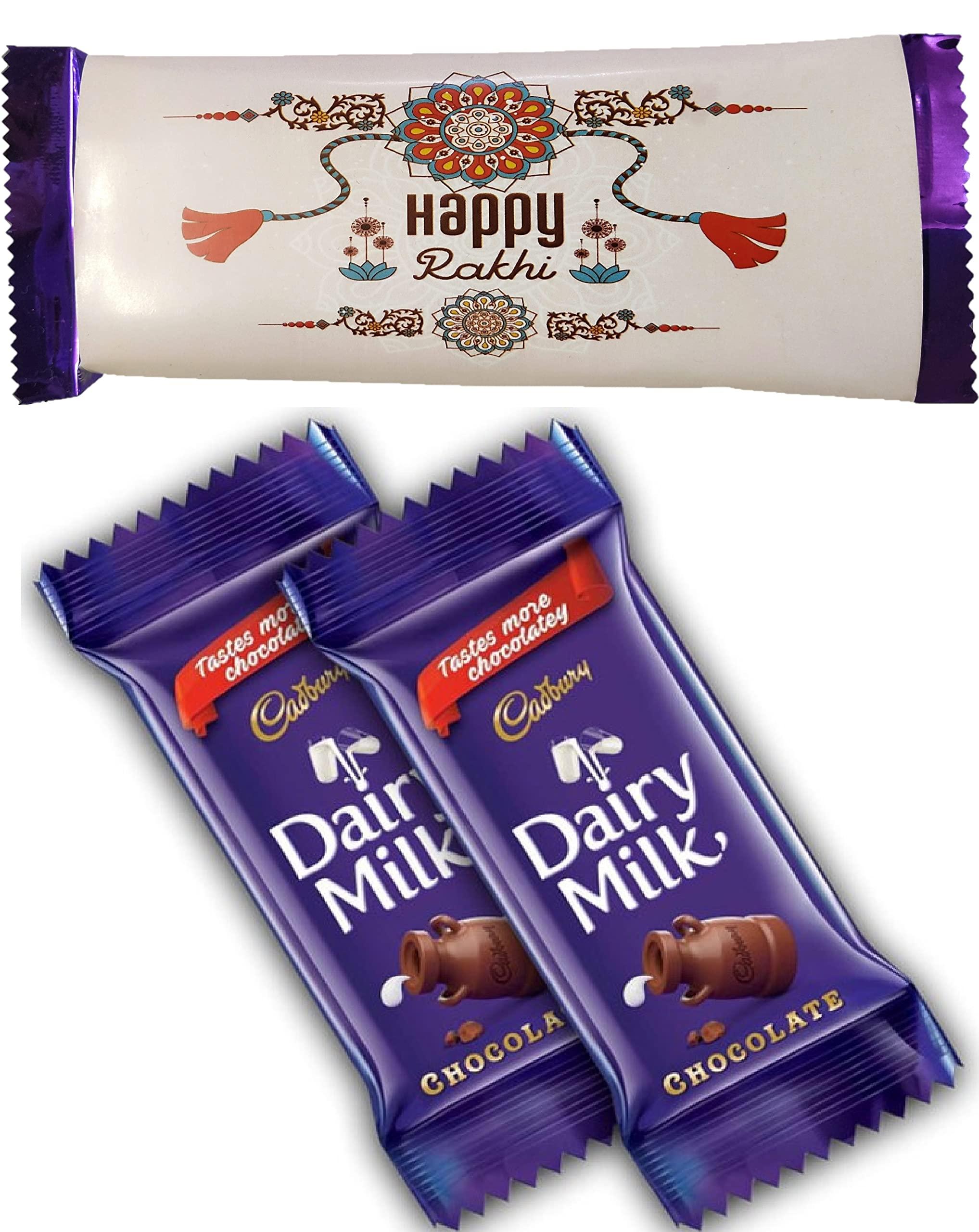 Velour Shoppe Motu Patlu LED Light Rakhi for Kids Brother, 2 Theme Chocolates with Personal Message & Roli Chandan Chawal Mishri Pack for Small Bhai Bhaiya