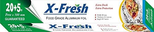 X-Fresh X-Fresh Food Grade Aluminium Foil (25 Meter Pack) (Pack Of 4)