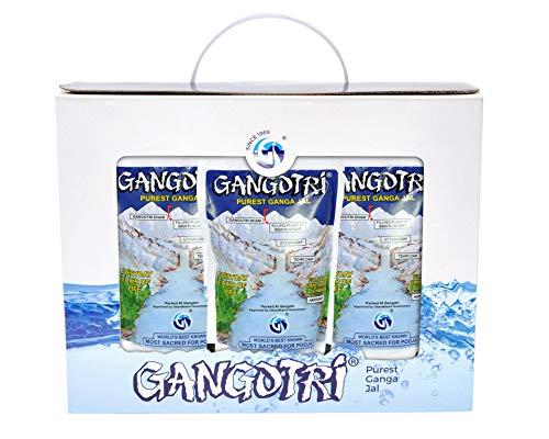 GANGOTRI GANGAJAL 200ML (Gift Box) Pack of 11 Pouches Containing 200 ML Gangajal in One Pouch (200 Ml 11 Pouches = 1 Box
