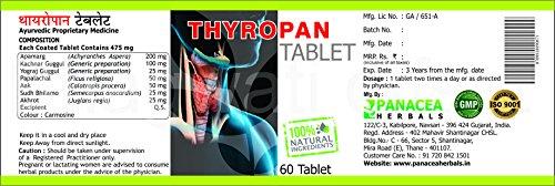 Panacea Herbals Panacea Herbals Thyropan Tablets - 60 Tablets