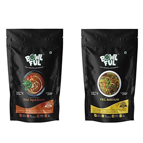 BOWLFUL BowlFul Hyderabadi Meal 2, 100% Natural, Ready to Eat, Freeze Dried Food