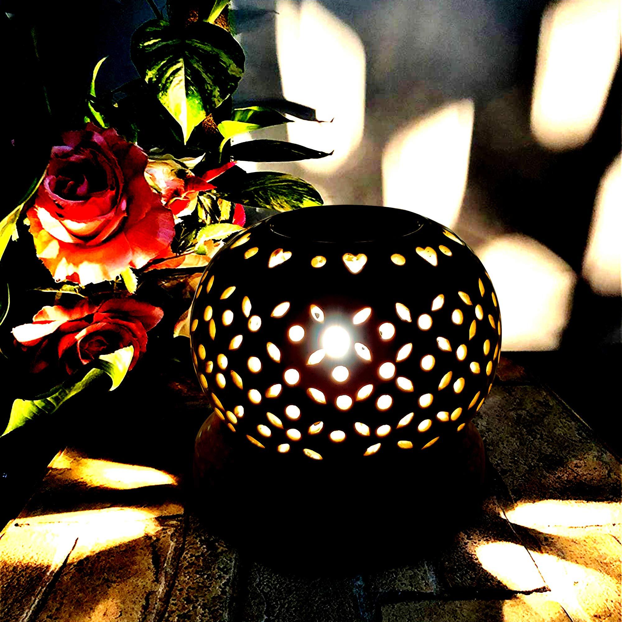 Invert Fragrances Invert Fragrances Sphere Shape Ceramic Electric Aroma Oil Diffuser Natural Air Freshener with Fragrance for Home, Office Fragrance : Lavender Oil