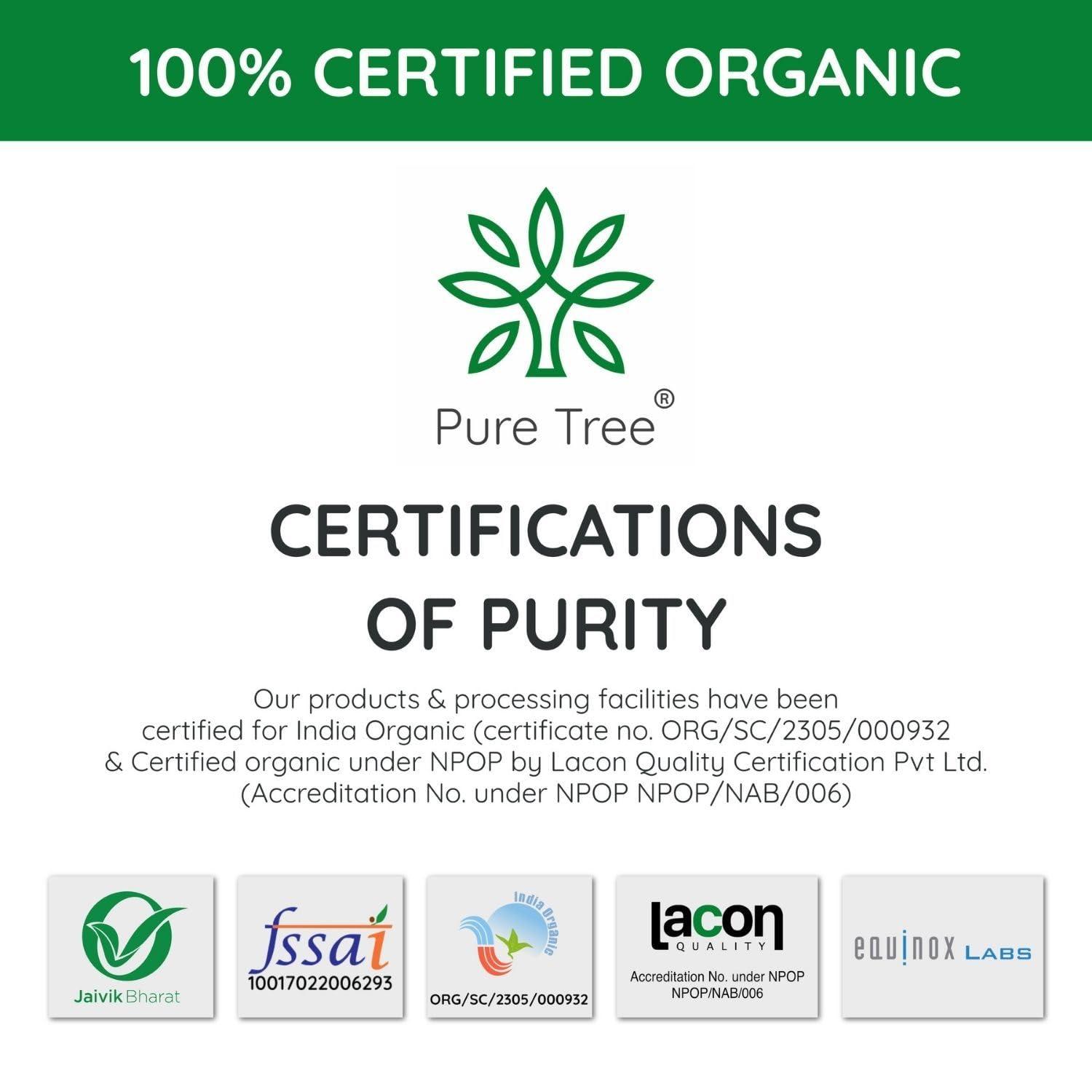 Pure Tree Pure Tree Certified Organic Coriander Cumin Powder | Dhanajiru | 100 g | Dhaniya Jeera | Dhana Jeera | Blend of Cumin Coriander Mixed Spices masala powder