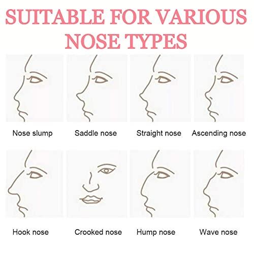 Nasmodo Nasmodo Nose shaper for women men for big nose clip shaping, nose corrector tool,nose correction clip lifting shaper clip,nose clippers (Pink)