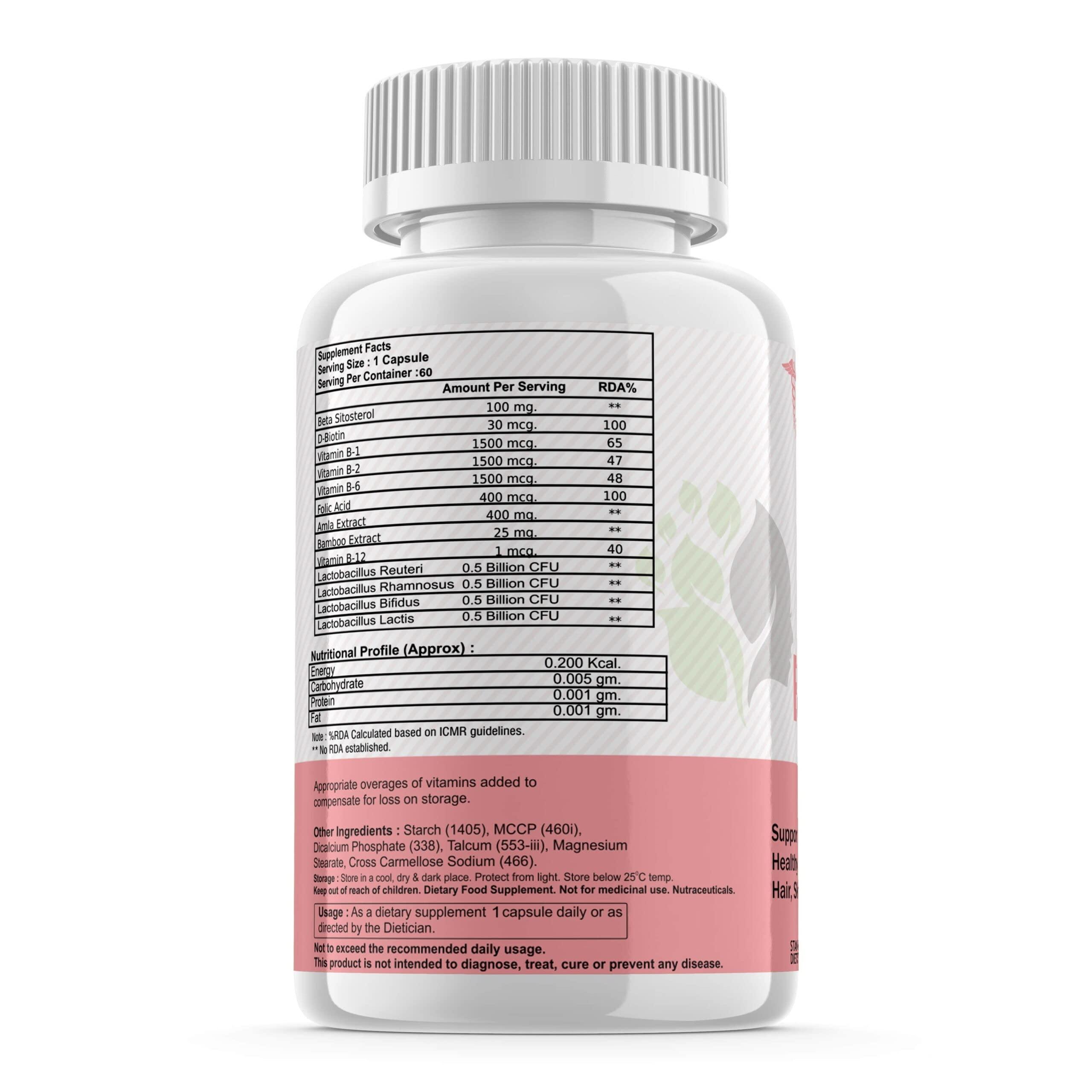 1md nutrition 1 MD NUTRITION | Biotin for hair growth 10000mcg+ with Amla for Men & Women, Biotin supplement to support Hairfall Control & Healthier Skin, Certified Clean & Vegan, powder