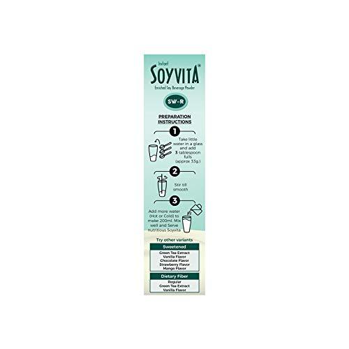Soyvita SOYVITA - SWEETENED Regular Malt | Lactose Free | ENRICHED Soy Beverage Powder | Serves-15 (500 GMS) | (Available in 200 GMS / 500 GMS)