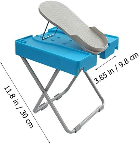 VENIVA VENIVA Salon Step Pedicure Stand, Adjustable Foot Rest Home Pedicure Foot Rest Shower Foot Rest The Beauty Footrest with Led Magnifier for Easy