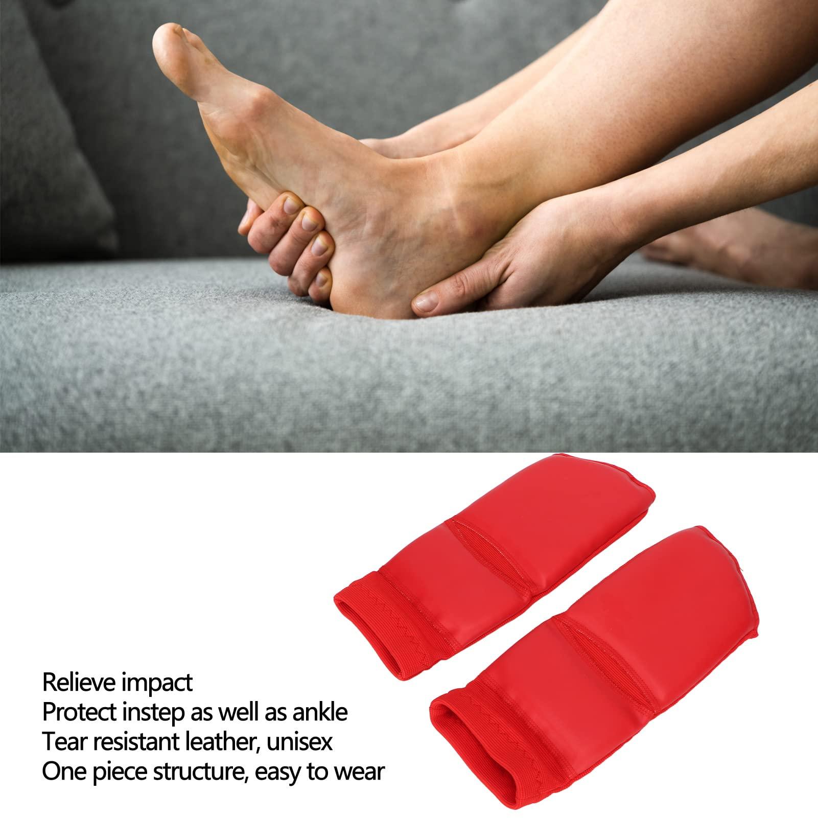 LJCM Boxing Foot Protector, Flexible Taekwondo Foot Gear Non Slip High Elastic Foam Liner for Adult for Secure Ankle (XL)